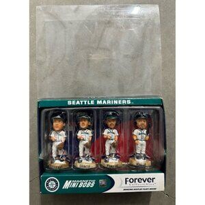 Seattle Mariners  retro 4 player mini bobblehead set